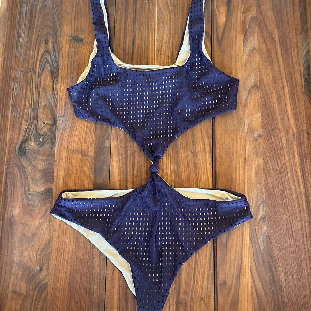 Acacia Swimwear Purple One Piece